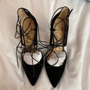 Sam Edelman sexy heels! Black suede and so comfortable. Worn twice!